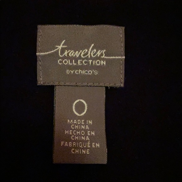 Chico’s blk velvet coat w/blk beads & embroidery - Picture 8 of 9